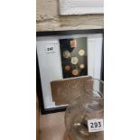 FRAMED COIN SET