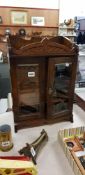 OAK EDWARDIAN SMOKERS CABINET