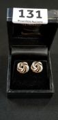 PAIR OF 9CT GOLD EARRINGS