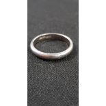 PLATINUM WEDDING BAND - 4.1 GRAMS