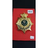 CONNAUGHT RANGERS HELMET PLATE