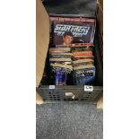 BOX OF STARTREK BOOKS ETC