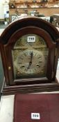 MAHOGANY MANTLE CLOCK