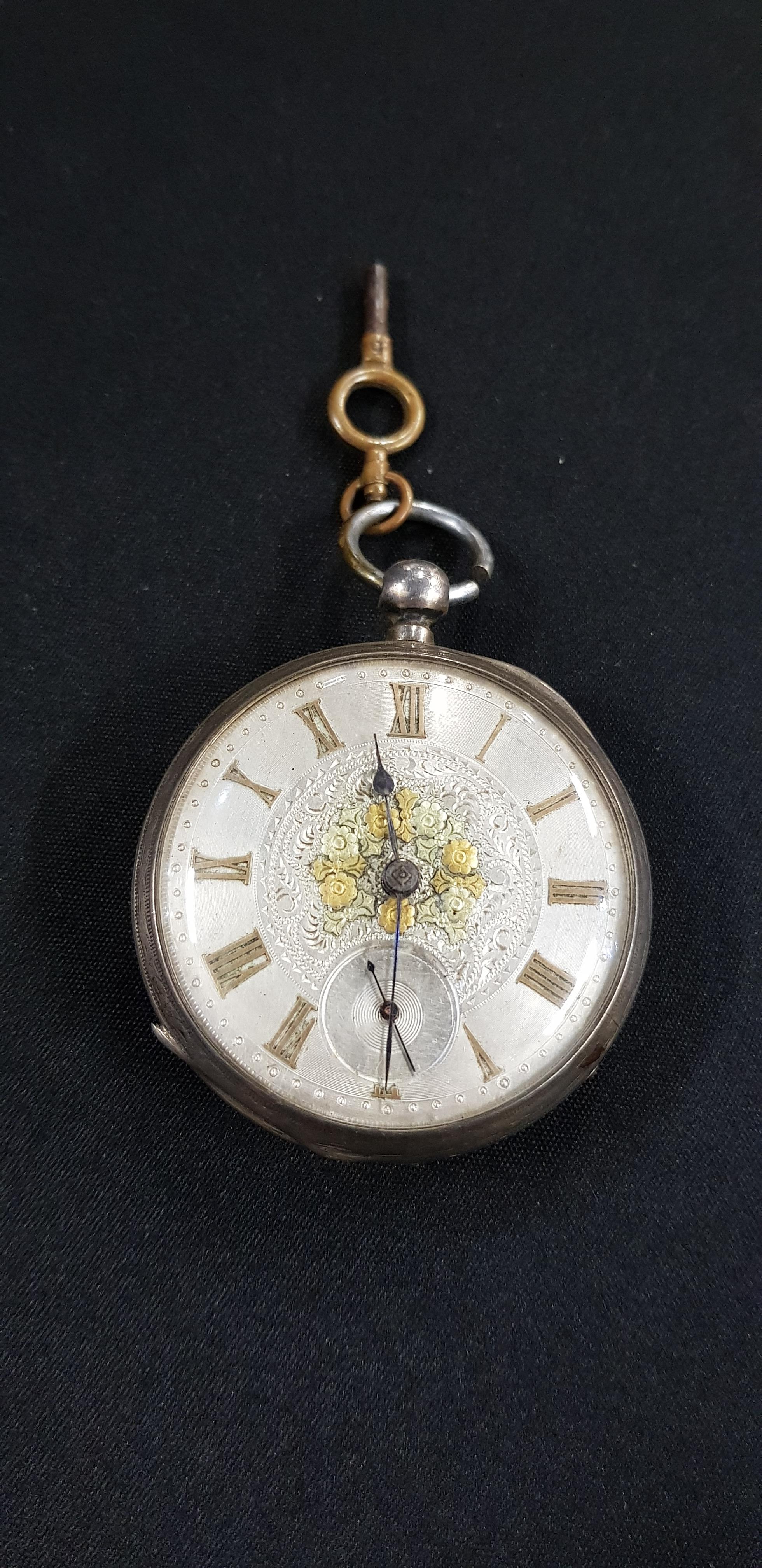 SILVER POCKET WATCH