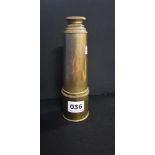 ANTIQUE BRASS TELESCOPE