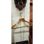 OLD ADVERTISING COAT HANGER