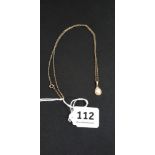 GOLD DROP ON CHAIN