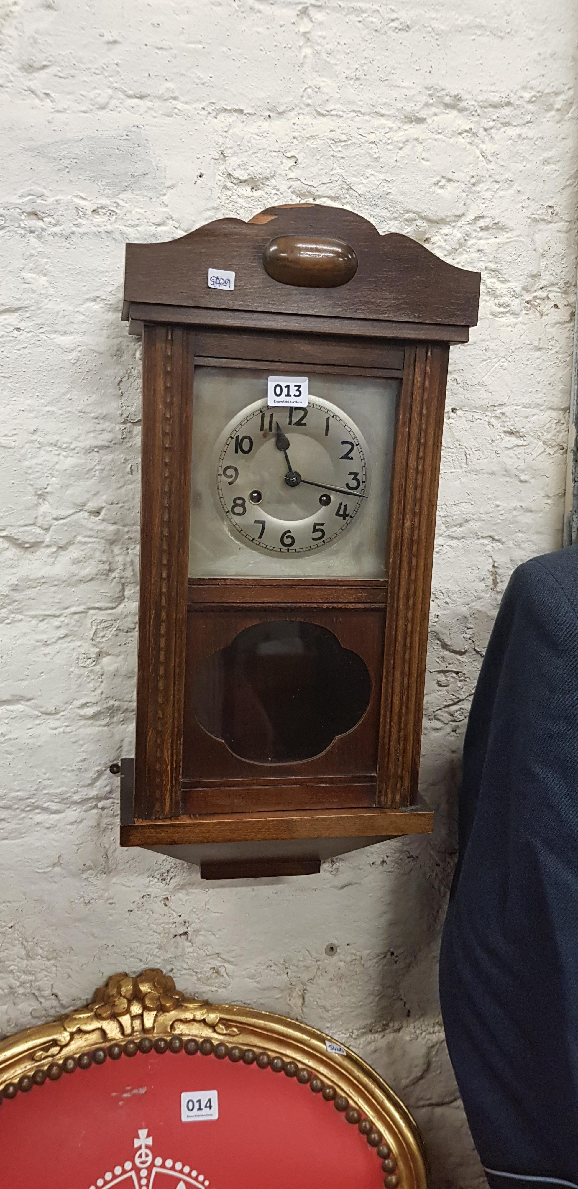 OAK WALL CLOCK