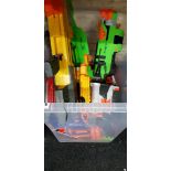 BOX LOT OF NERF ETC