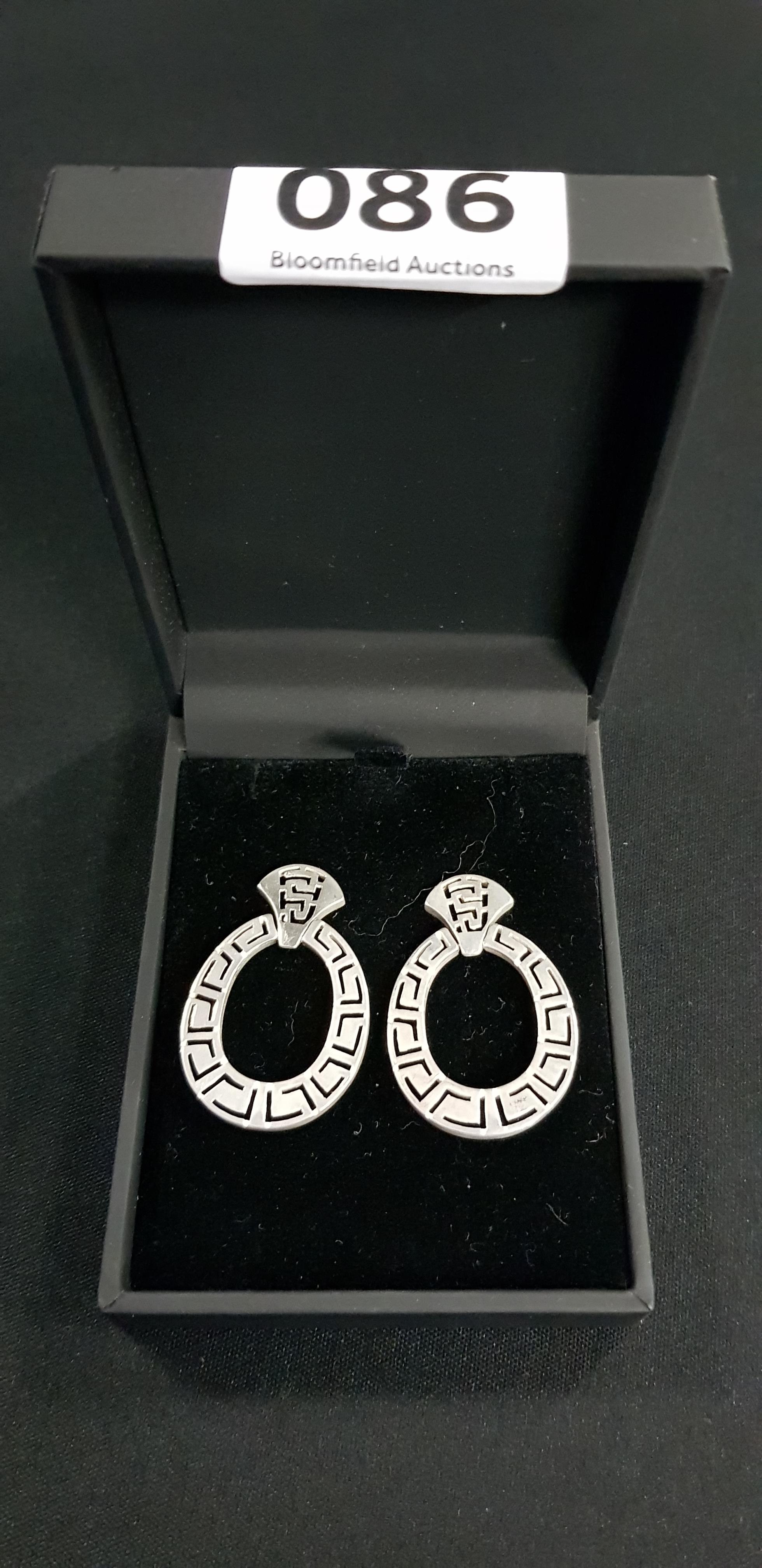 PAIR OF SILVER EARRINGS