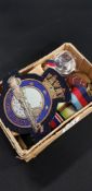 WW2 BRITISH NAVAL OFFICER MEDALS - SUBMARINER TO INCLUDE PHOTOS, BADGES, INSIGNIA AND RING