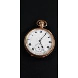 GOLD PLATED POCKET WATCH