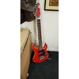 RED ELECTRIC GUITAR