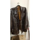 WW2 GERMAN LEATHER JACKET 'BLUMES' DETMOLD