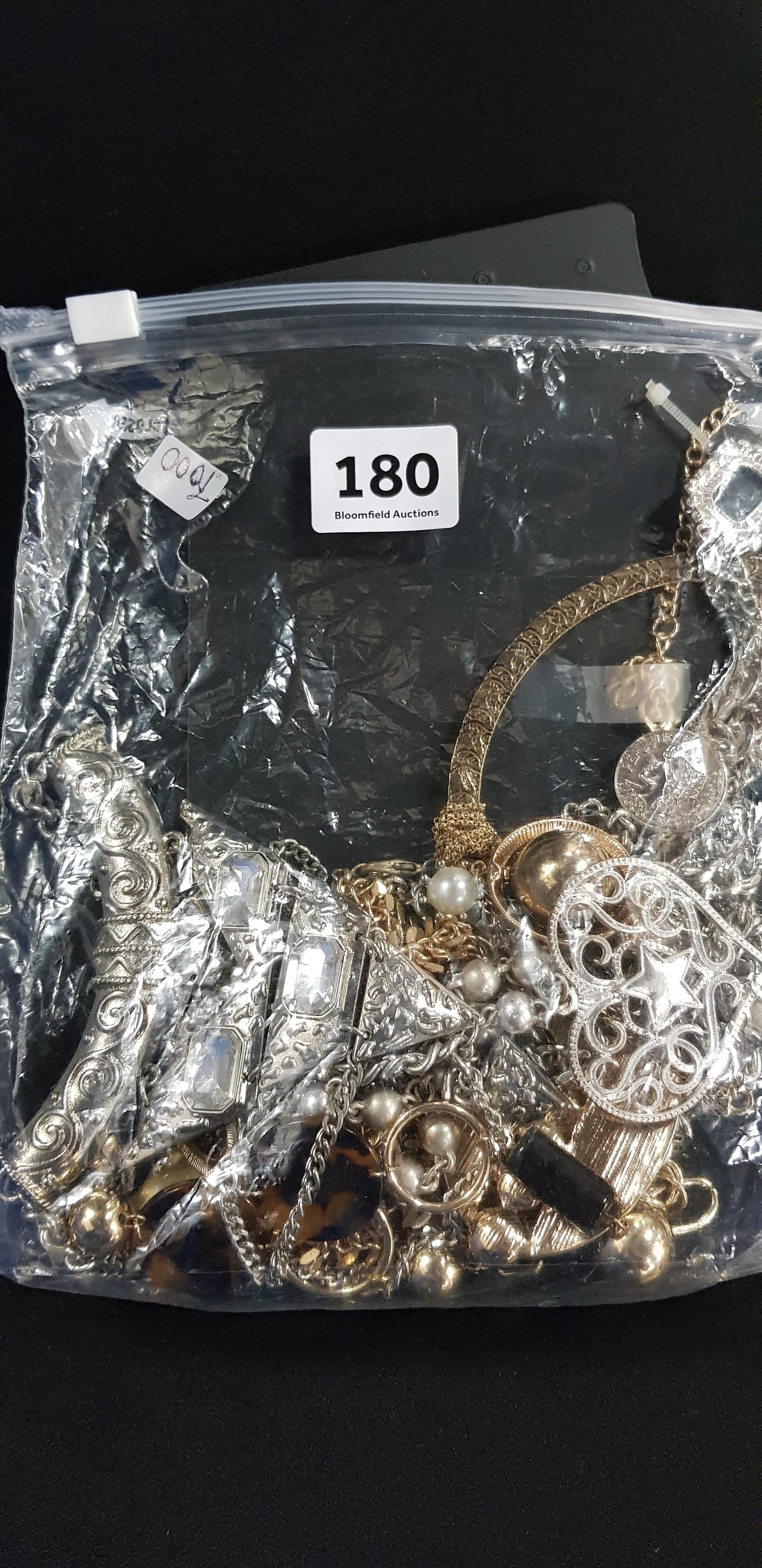 BAG OF COSTUME JEWELLERY