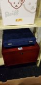 COIN COLLECTORS BOX AND SET OF COIN DRAWERS