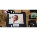 SIGNED ROD STEWART EPHEMERA WITH C.O.A