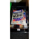 BOX OF FOOTBALL PROGRAMMES