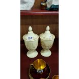 PAIR OF ROYAL WINTON URNS