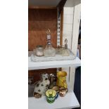SILVER TOPPED DRESSING TABLE SET