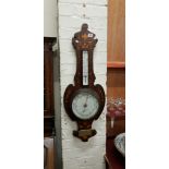 ART NOUVEAU BAROMETER