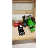 JOHN DEERE TRACTOR & 2 MODEL CARS