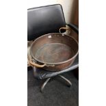 VICTORIAN COPPER PRESERVE PAN