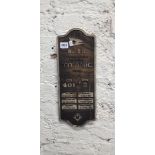 CARVED TITANIC PLAQUE