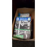 BOX OF FOOTBALL PROGRAMMES