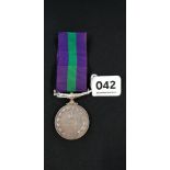 NORTHERN IRELAND CAMPAIGN MEDAL - 22787605 WOI C H PAYNE R.C.T