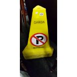 2 GARDA 'NO PARKING CONES'