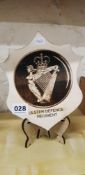 CARVED UDR PLAQUE WITH STAND