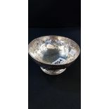 VICTORIAN SILVER BON BON DISH