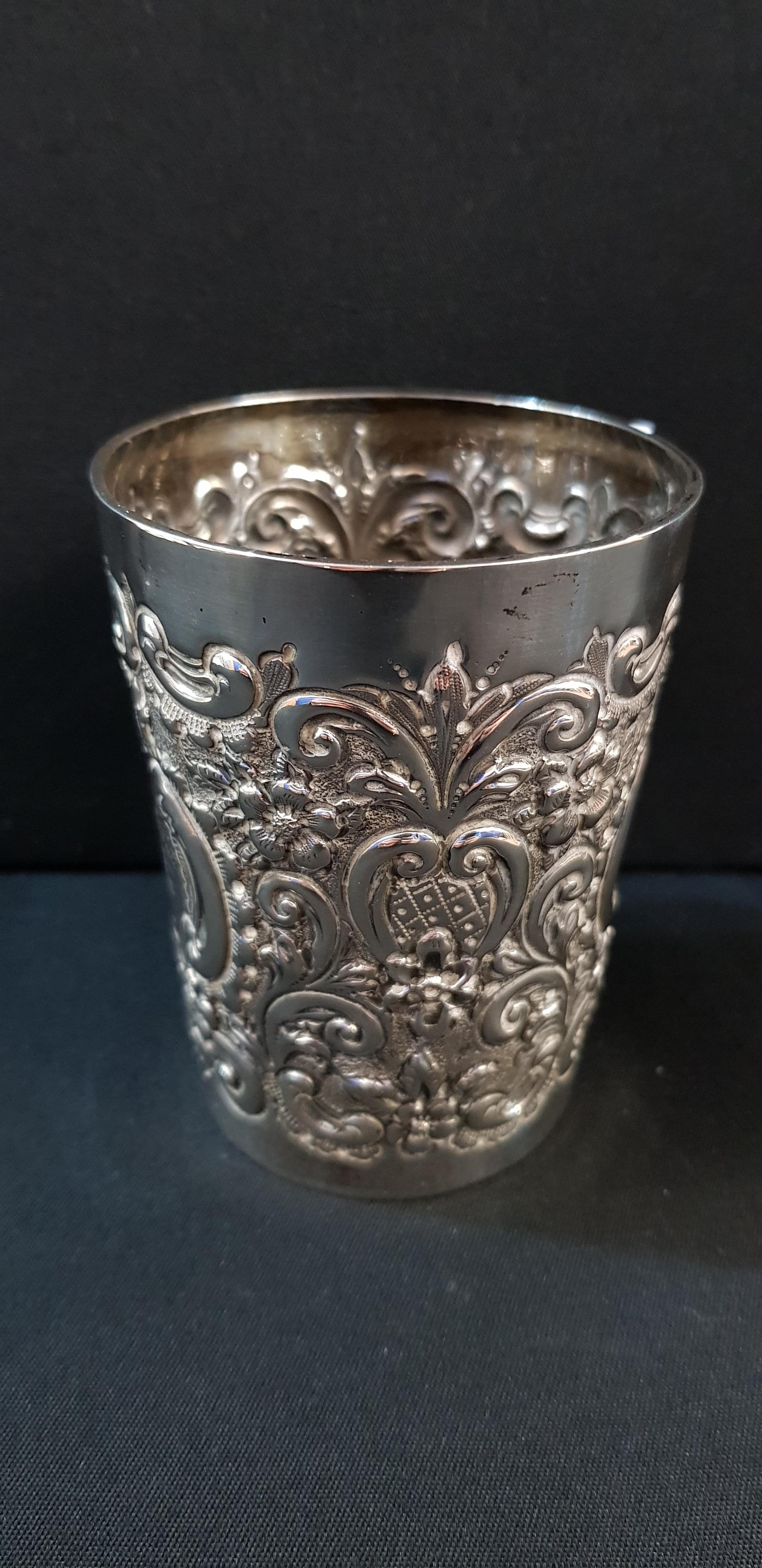 SILVER VICTORIAN CUP