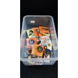 BOX OF BADGES