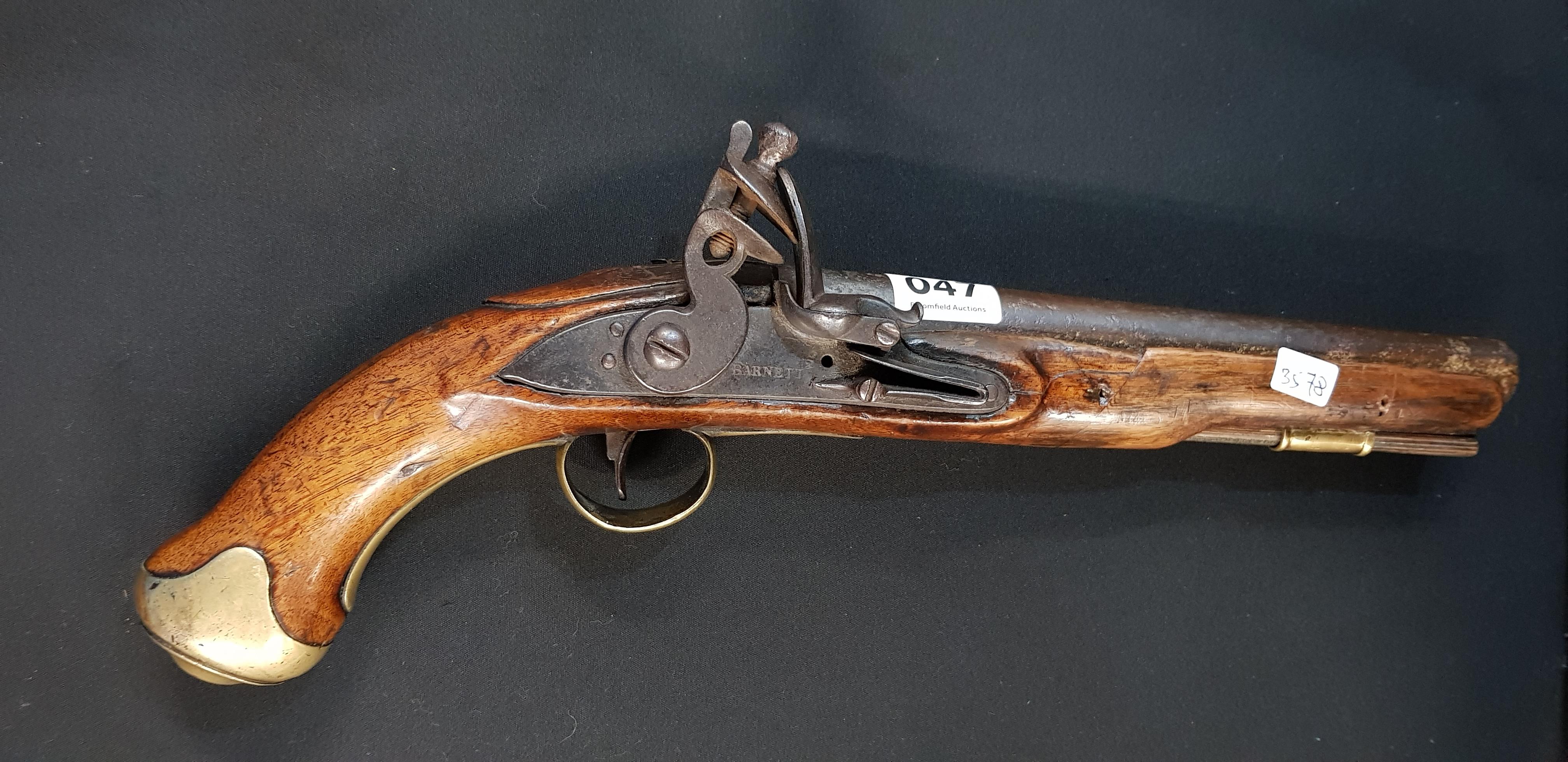 1800'S FLINTLOCK CAVALRY PISTOL