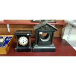 VICTORIAN CLOCK AND CLOCK CASE