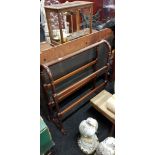 MAHOGANY TOWEL RAIL