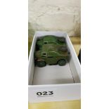 2 DINKY MILITARY TRACTORS