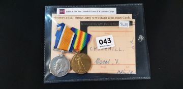 PAIR OF WW1 MEDALS