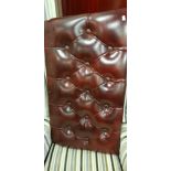 LEATHER BUTTONED PANEL