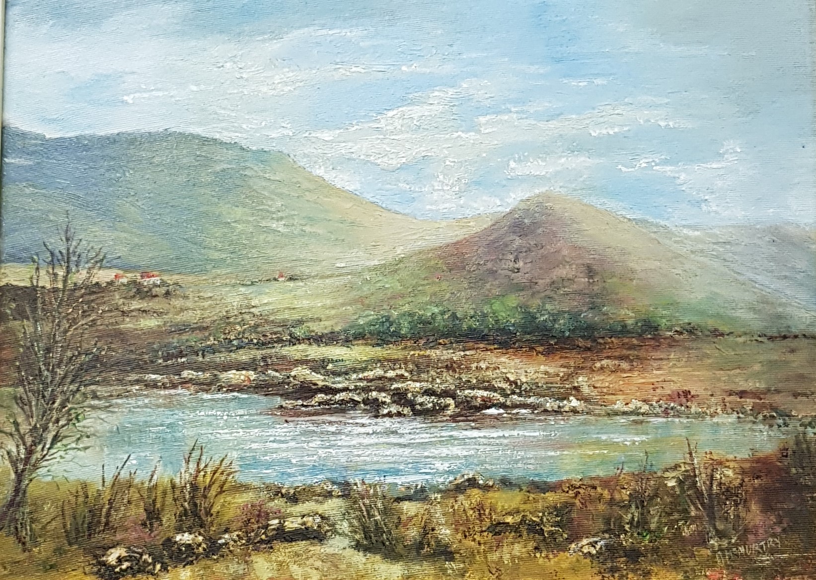 A MCMURTRY - OIL ON BOARD - LANDSCAPE