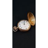 HALLMARKED GOLD PLATED POCKET WATCH