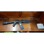 FULL METAL KALASHNIKOV AK-M ASSAULT RIFLE WITH TACTICAL RAIL SYSTEM REPLICA