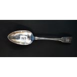 IRISH SILVER SERVING SPOON - DUBLIN 1812 BY JOHN PITTAR