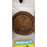 VINTAGE HARP ADVERTISING SIGN