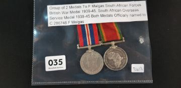 PAIR WW2 MEDALS
