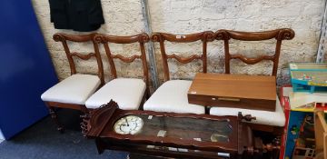 SET OF 4 VICTORIAN CHAIRS