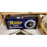 VINTAGE HARP CLOCK