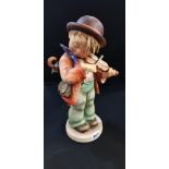 LARGE HUMMEL FIGURE WITH VIOLIN